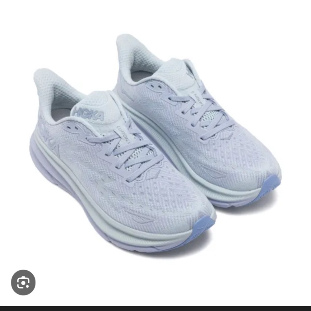 Hoka Women's Light Blue Athletic Running Shoes
